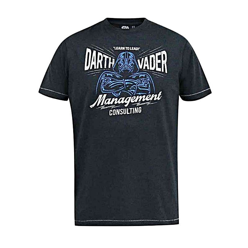 D555 SOLO BIG MENS STAR WARS DARTH VADER PRINTED TEE SHIRT OFFICIAL LICENSED PRODUCT