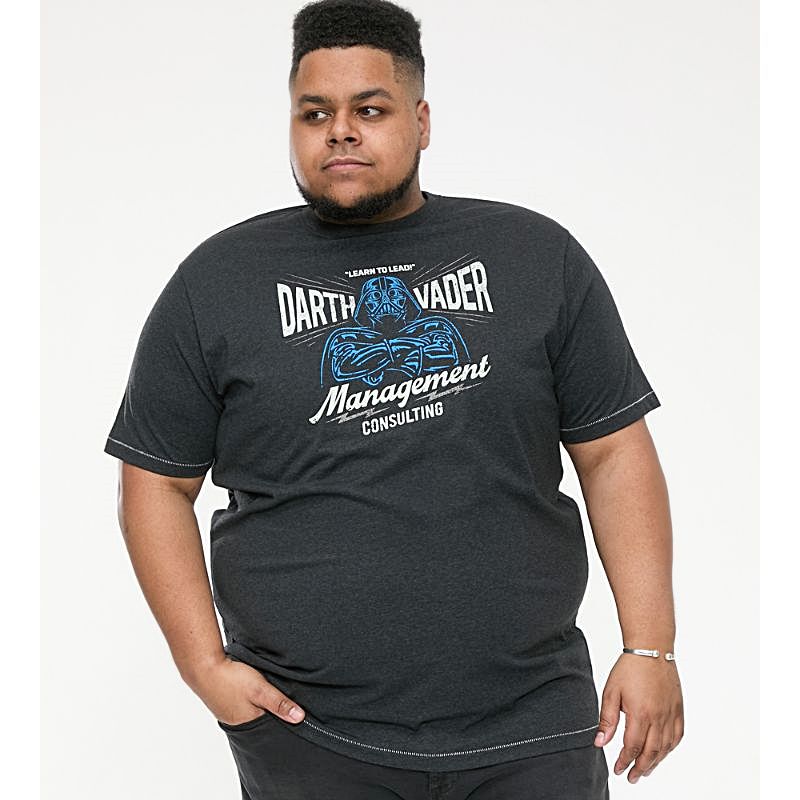D555 BIG MENS STAR WARS DARTH VADER PRINTED TEE SHIRT OFFICIAL LICENSED PRODUCT