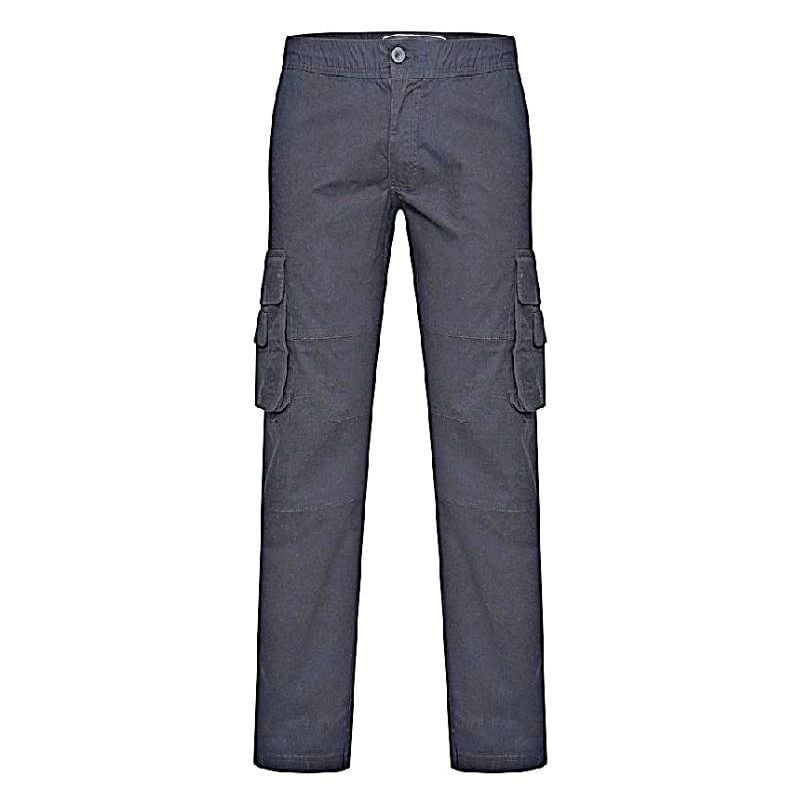 KAM STRETCH FIT CARGO PANTS WITH COMFORT STRETCH WAISTBAND BLACK