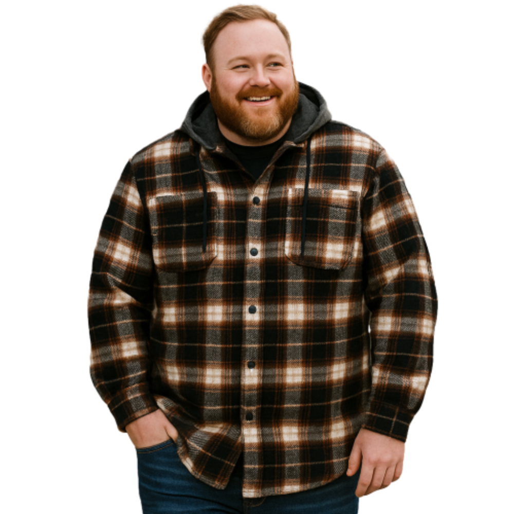ESPIONAGE FLEECE CHECK OVERSHIRT SH418