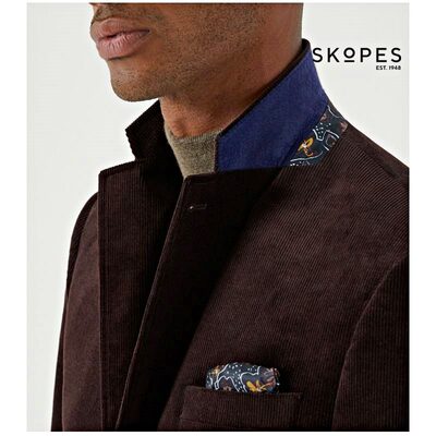 SKOPES TAYLOR CHOCOLATE BROWN CORD JACKET