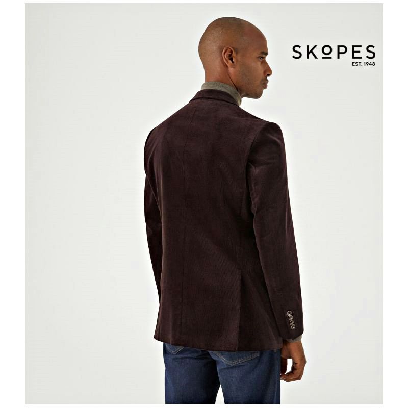 SKOPES TAYLOR CHOCOLATE BROWN CORD JACKET