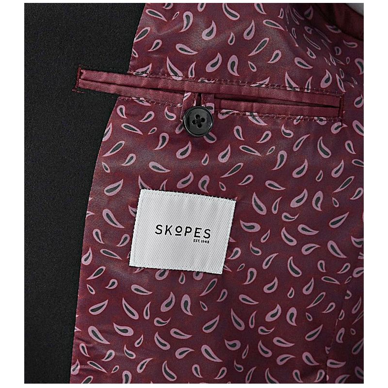 SKOPES FAIRLOP BLACK OVERCOAT