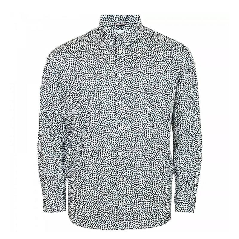 BEN SHERMAN LONG SLEEVE DITZY FLORAL PRINT SHIRT