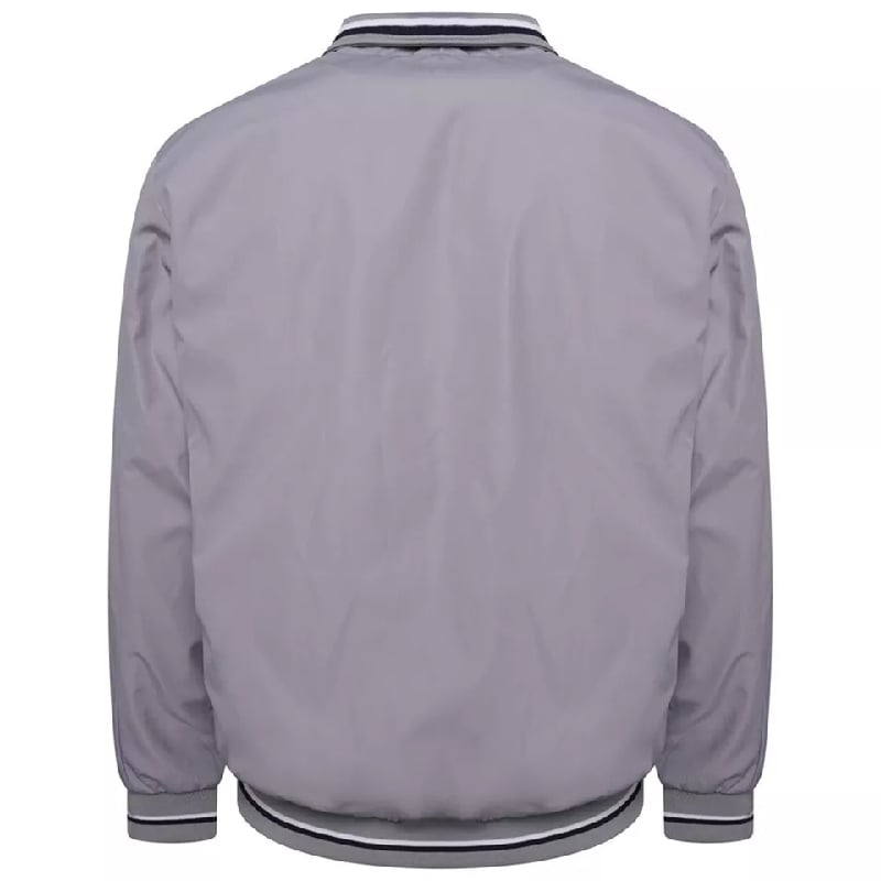 KAM Mans Lightweight Harrington Jacket Silver KBS444
