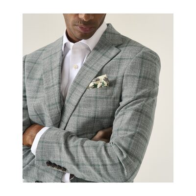 Valetta Sports Jacket Grey/Green Check
