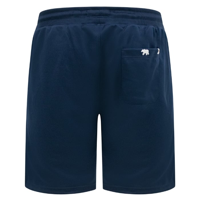 D555 Spalding Elasticated Interlock Shorts Navy