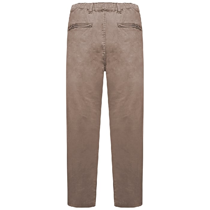 Kam Big Mans Cotton Stretch Elasticated Rugby Trousers Stone KBS241