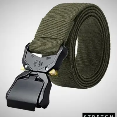 D555 DALE Tactical Stretch Webbing Belt KHAKI