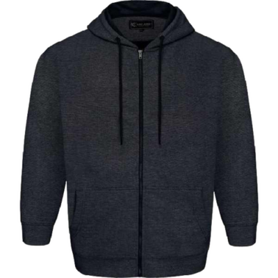 KAM Textured Interlock Hoody INDIGO KBS7078