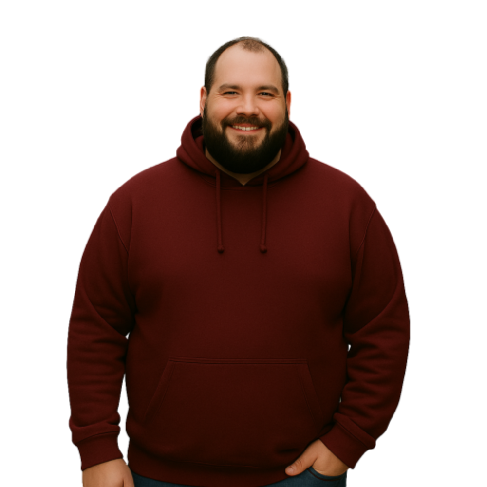 Espionage Overhead Hooded Sweatshirt WINE LW161