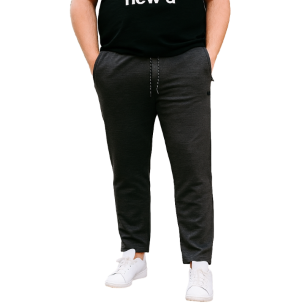 KAM Active Performance Marl Jog Pants CHARCOAL