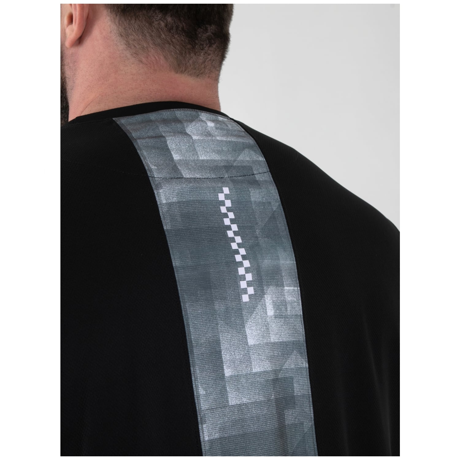D555 SCOTT Dry Wear Light Weight Reno Mesh Crew Neck T-Shirt BLACK
