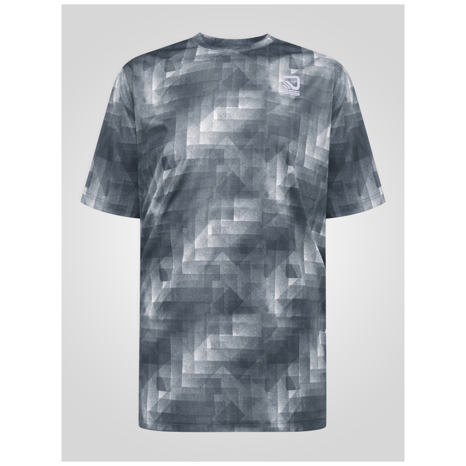 D555 WATSON Dry Wear Light Weight AOP Crew Neck T-Shirt