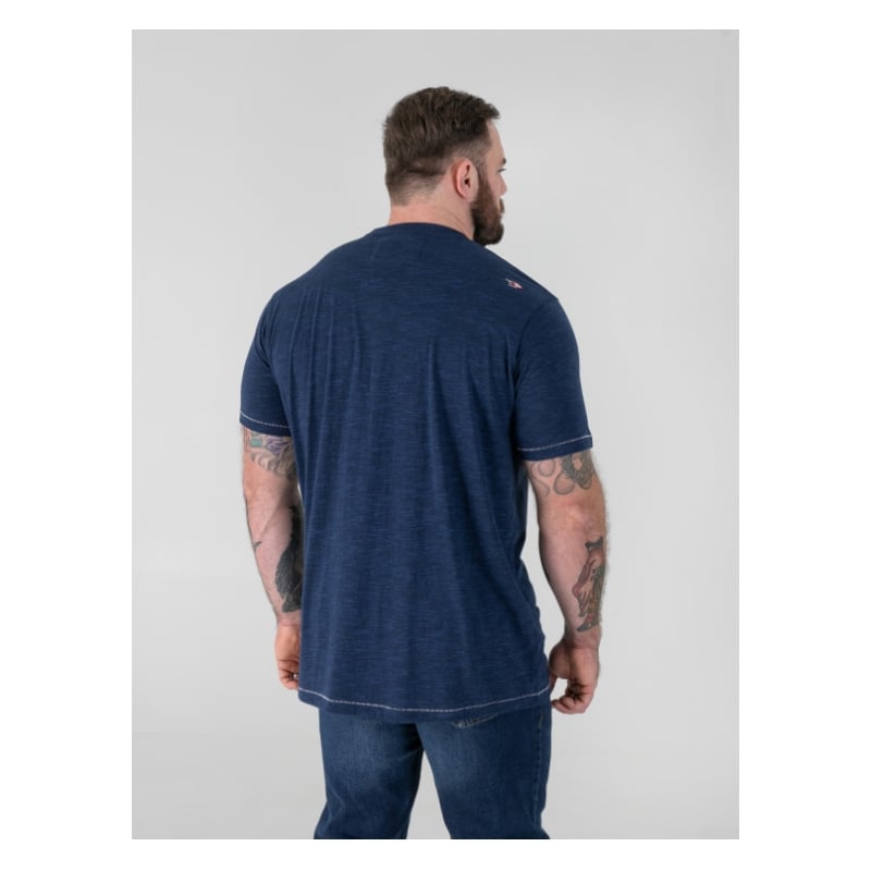In stock from 2XL to 8XL D555 COOPER Grumpy Old Man Printed Crew Neck T-Shirt NAVY