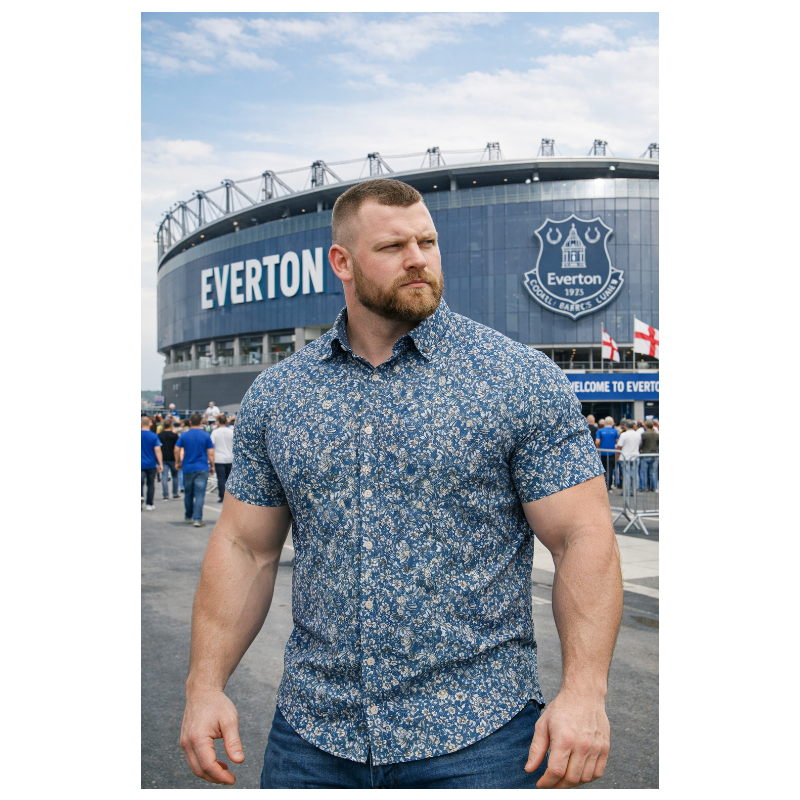 £45 2XL - 6XL DG'S DRIFTER Floral Print Shirt Short Sleeve 14931 NAVY - Douglas & Grahame Est 1924 is a leading menswear Brand House. DG's Drifter Flower Print Shirt, designed for those who appreciate style and comfort. Crafted from high-quality cott