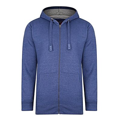 2XL - 8XL £35 KAM Mens Oversize Poly Cotton Fleece Hoodie KBS503H