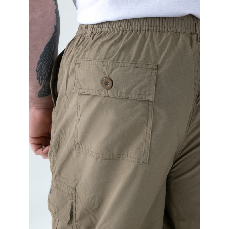 D555 MASON Cargo Capri 3/4 Shorts SAND