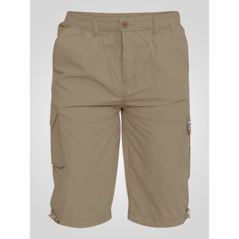 D555 MASON Cargo Capri 3/4 Shorts SAND