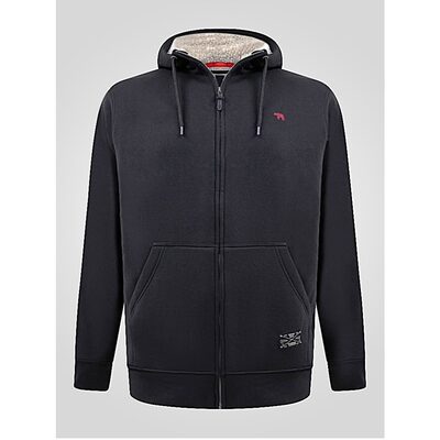 D555 Big Mens Bonded Fleece Hoodie with Detachable Hood CONRAD 642003