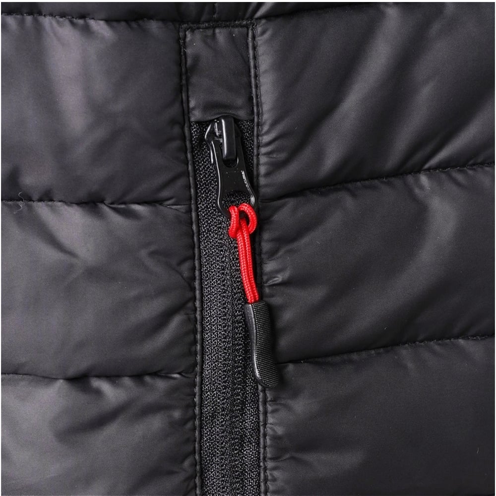 AM Big Men’s Zip Quilted Gilet BLACK KV141