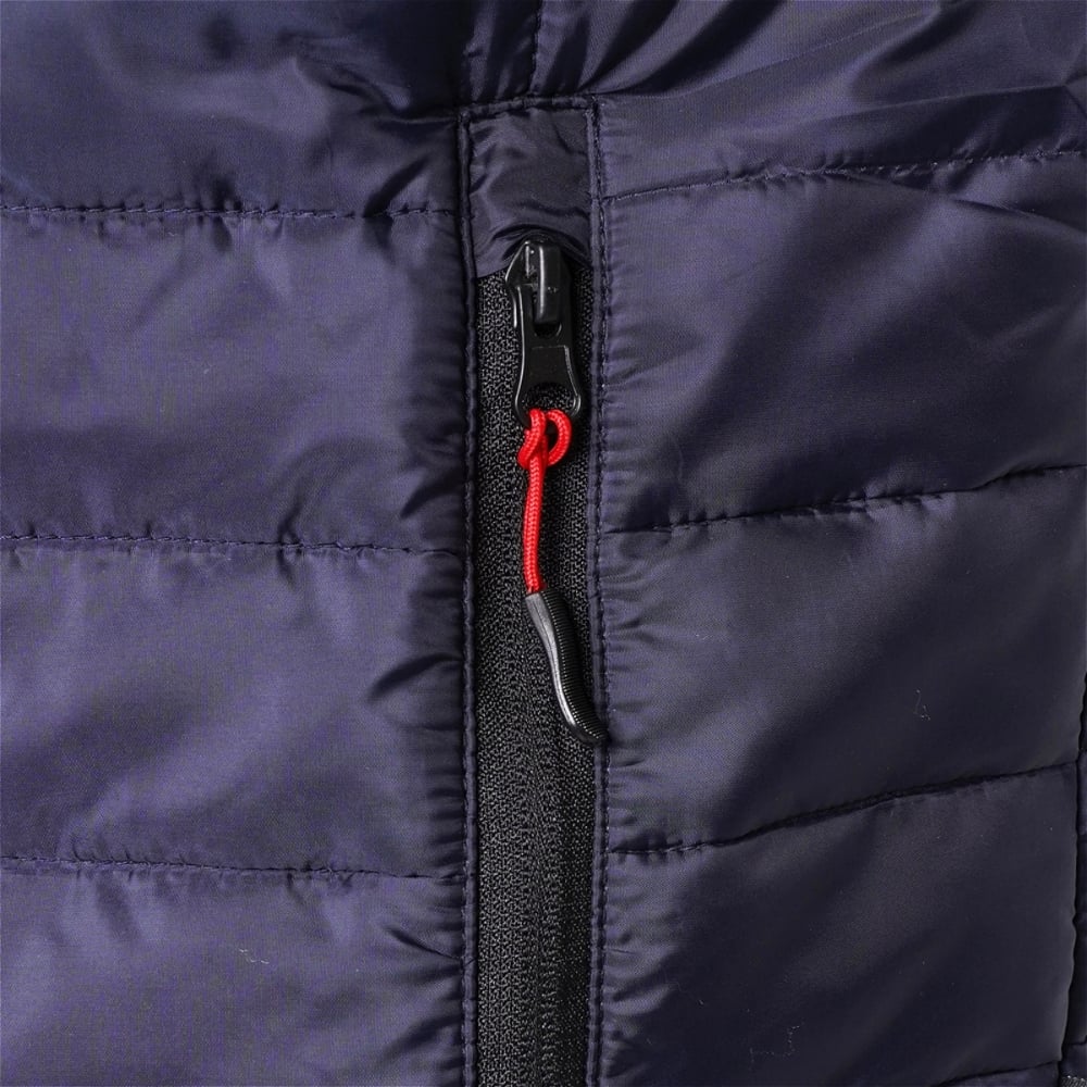 KAM Big Men's Zip Quilted Gilet Navy KV141