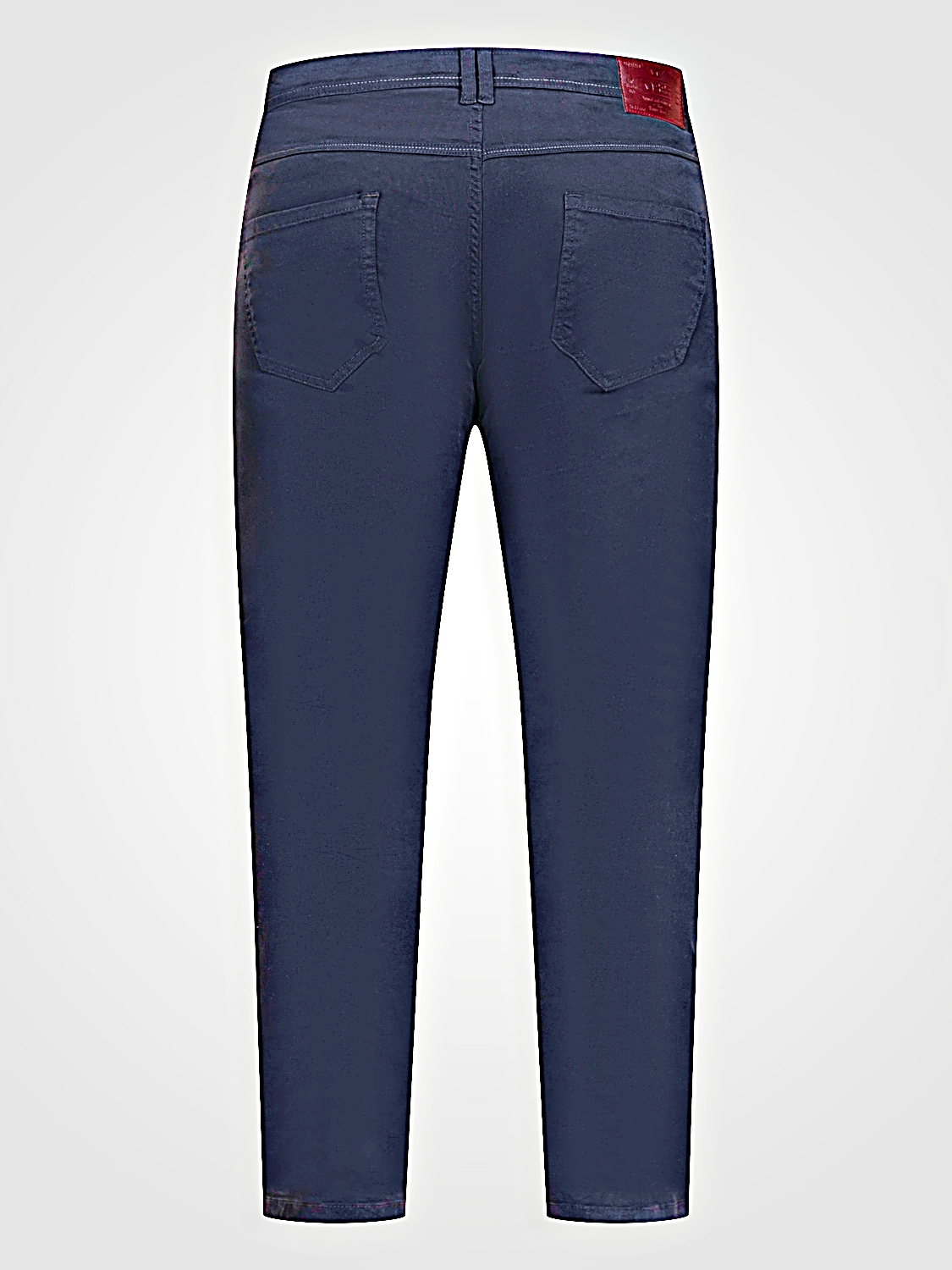 D555 KELVIN Tapered Fit Stretch Twill Chino with Peach Finish NAVY 502003